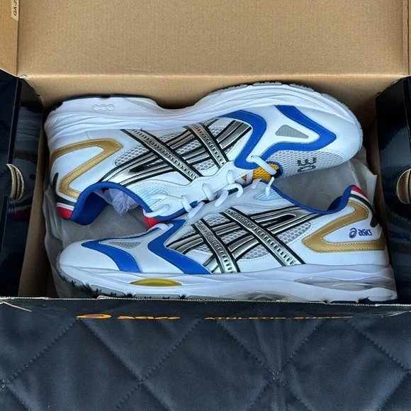 ASICS GEL-Kayano 14 x Gallery Dept White Pure Silver Sneakers